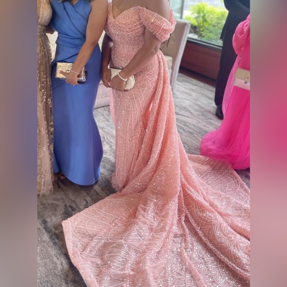 Gala dress customized dress it’s like a pink coral color - Picture 7 of 13